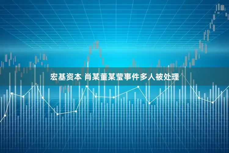 宏基资本 肖某董某莹事件多人被处理