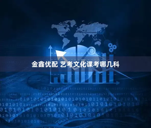 金鑫优配 艺考文化课考哪几科