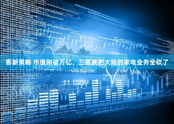 客新策略 市值刚破万亿，三星就把大陆的家电业务全砍了